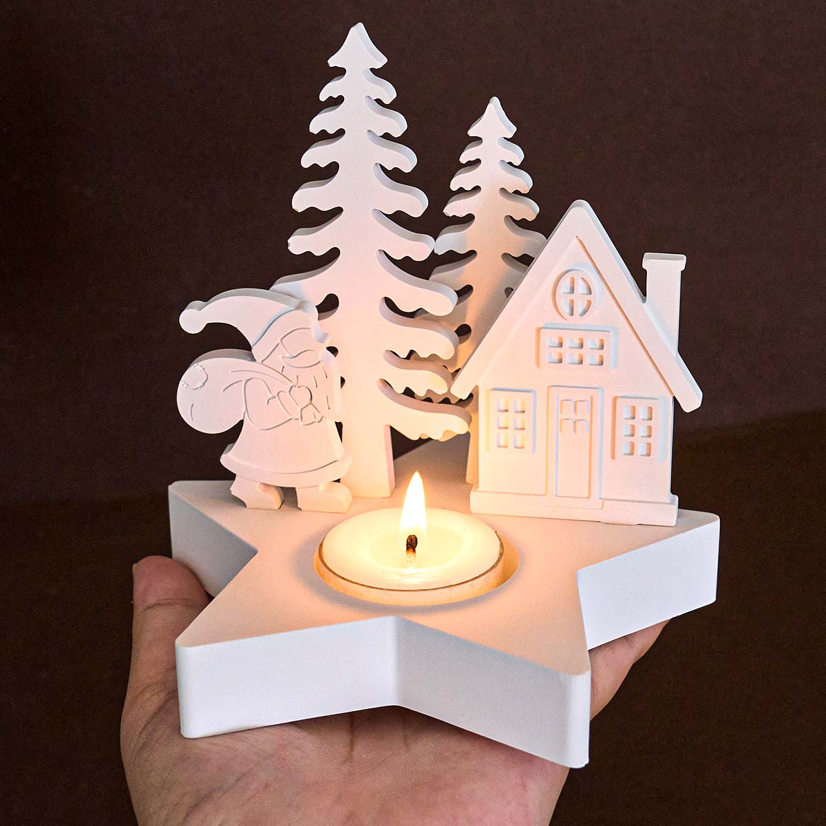 Candle Quotes - Bougeoir étoile en Silicone, décoration de