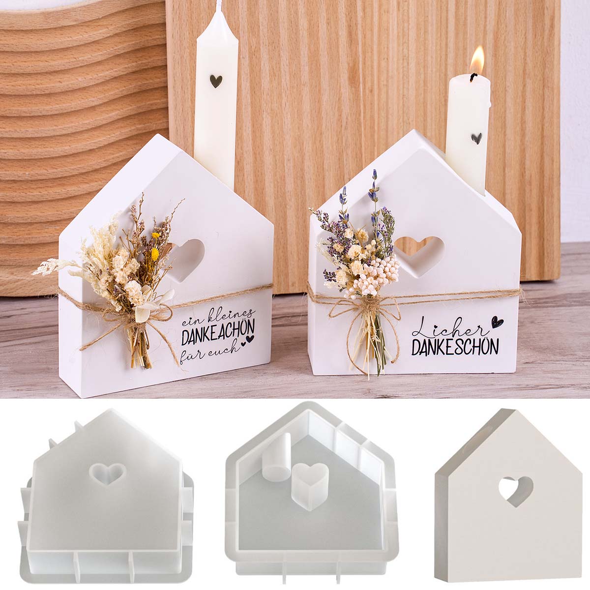 Candle Quotes - Bougeoir De saint-valentin, moule en Silicone,
