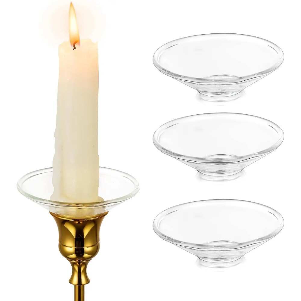 Candle Quotes - Lot de 3 plateaux anti-gouttes en