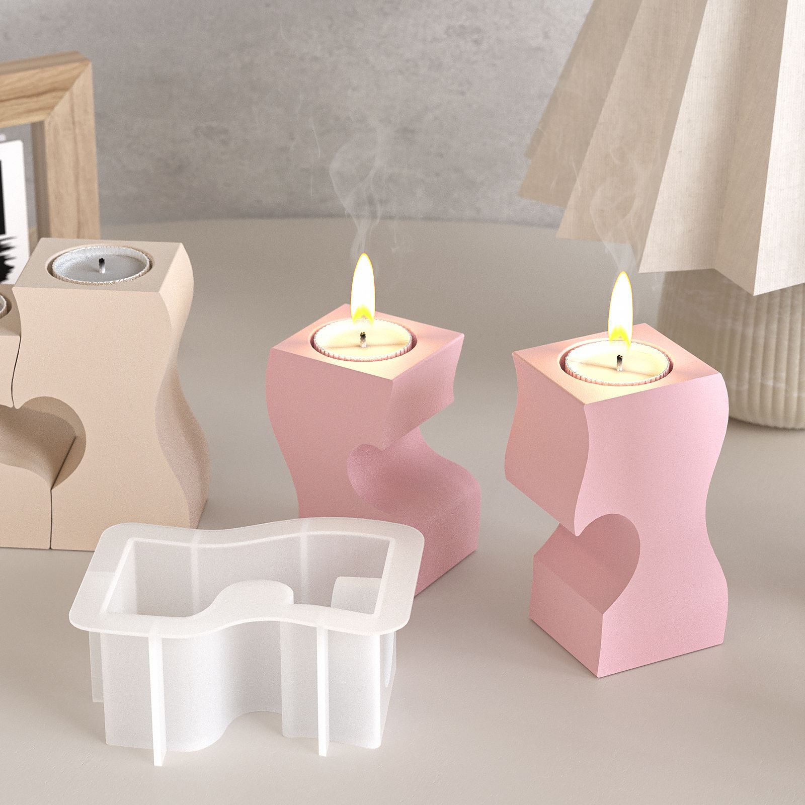 S coeur chandelier Silicone mo - Candle Quotes avis et prix