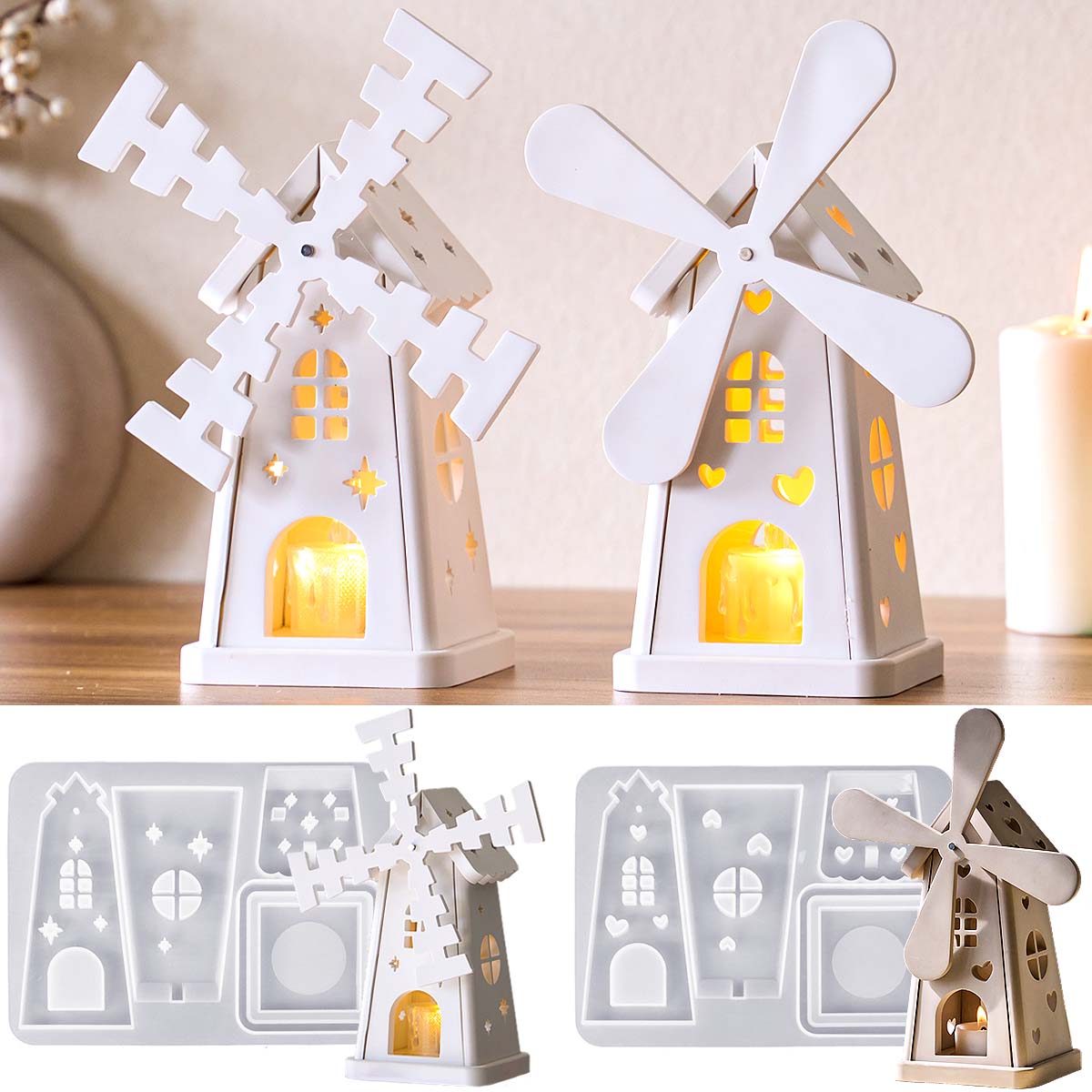 Moulin à vent rotatif créatif, - Candle Quotes avis et prix