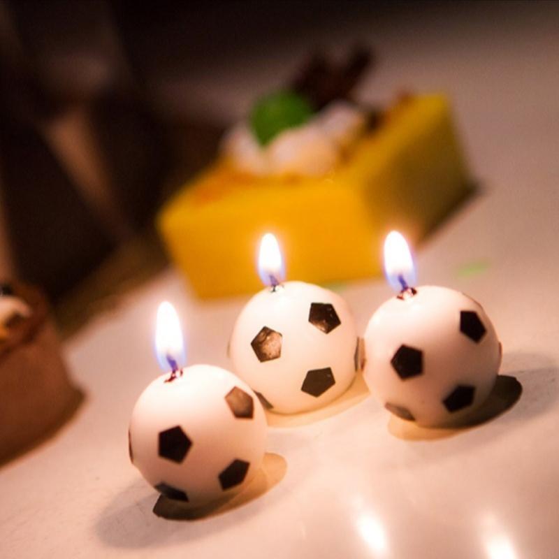 Y51B 6PCS / Set Soccer Ball Fo - Candle Quotes avis et prix