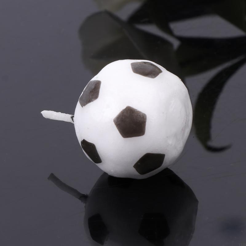 Y51B 6PCS / Set Soccer Ball Fo - Candle Quotes avis et prix